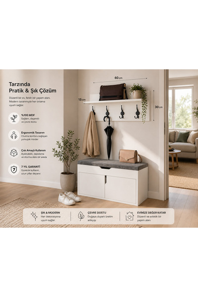 VENATTO pianno life portmanto (%100mdf)