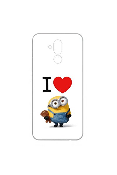 OEM Husa compatibila cu Huawei Mate 20 Lite Silicon Gel Tpu Model I Love Minions