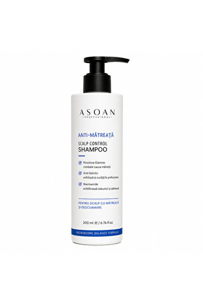 Asoan Professional Anti-Dandruff Shampoo with Salicylic Acid, Niacinamide & P...