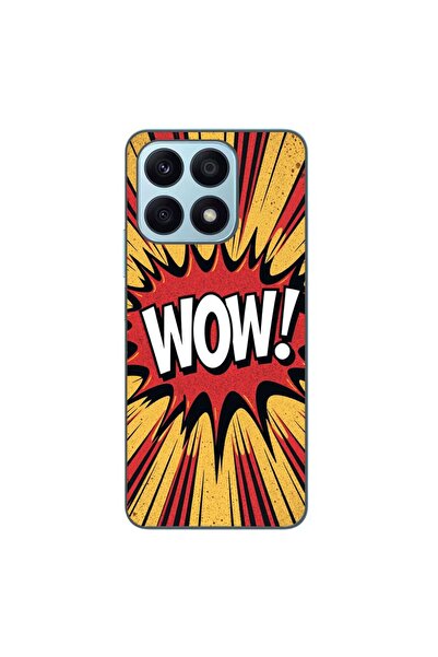 OEM Husa compatibila cu Honor X8a Silicon Gel Tpu Model Comic Book WOW Text