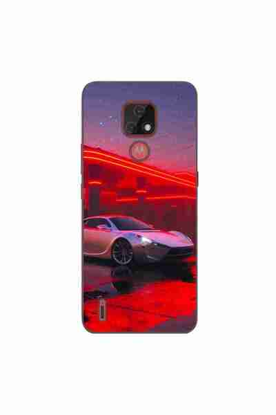 OEM Husa compatibila cu Motorola Moto E7 Silicon Gel Tpu Model Future Car