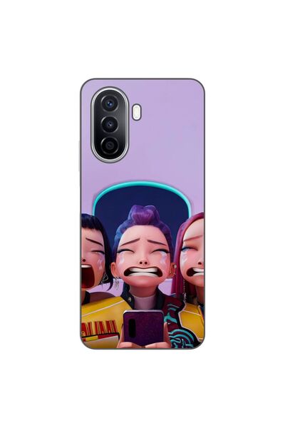 OEM Husa compatibila cu Huawei Nova Y70 Silicon Gel Tpu Model KPop Demon Hunt...