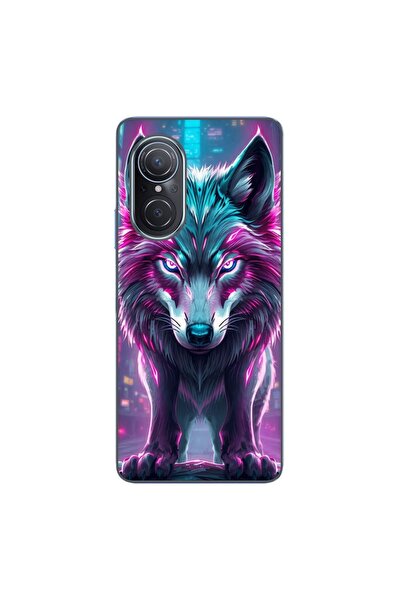 OEM Husa compatibila cu Huawei Nova 9 SE Silicon Gel Tpu Model Cyberpunk Wolf