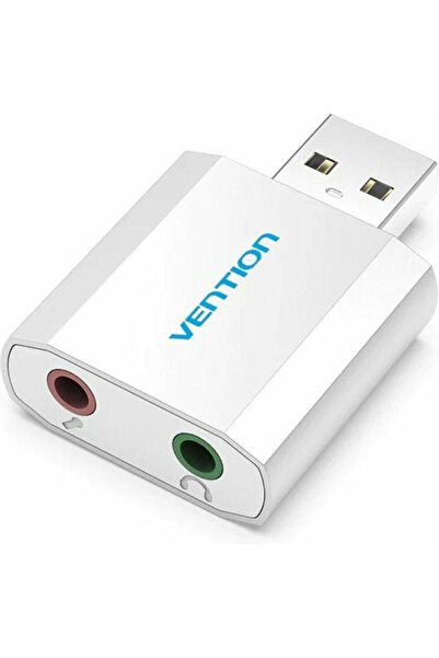 Vention Vab-s13 Εξωτερική Κάρτα Ήχου USB Ασημί