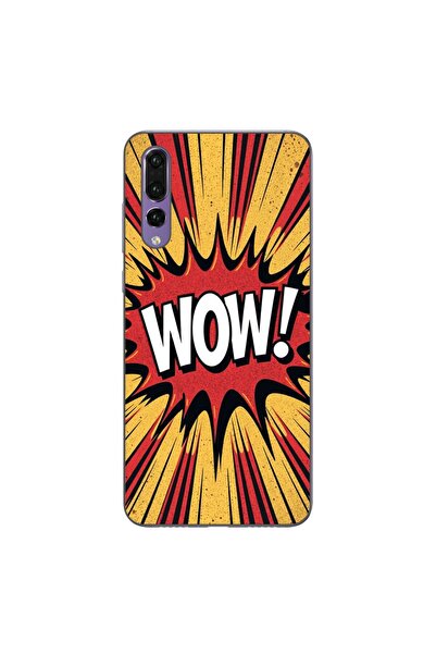 OEM Husa compatibila cu Huawei P20 Pro Silicon Gel Tpu Model Comic Book WOW Text