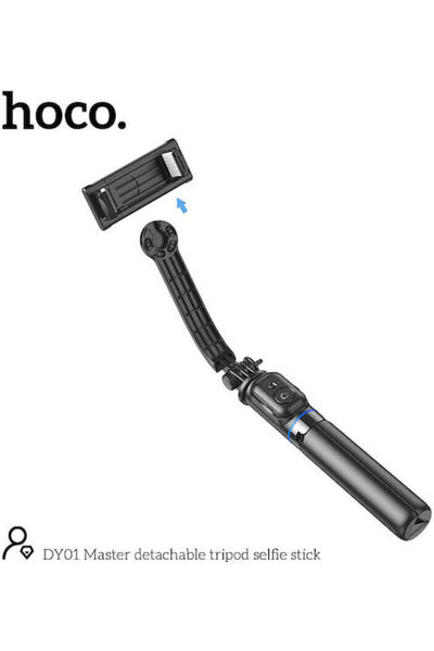 hoco. Hoco Σέλφι Στικ με Bluetooth & Τηλεχειριστήριο Dy01 Μαύρο