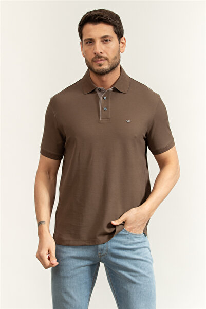 Emporio Armani Erkek Polo Yaka T-Shirt Çok Renkli
