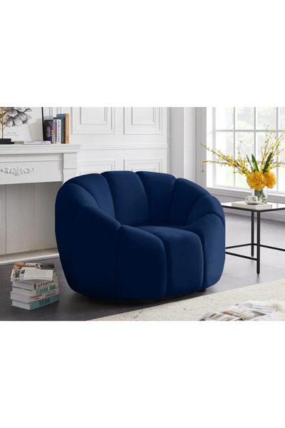 homejoyz كرسي قماش مخمل – جولي – 70×100×95 سم