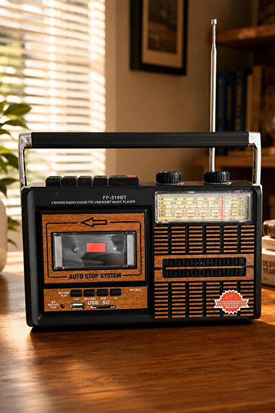 Blackbird Game Center Fepe FP-319BT Elektrikli Nostaljik Kaset Çalar Radyo - ...