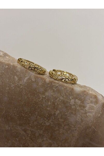XUPING JEWELRY 14K Kuyumcu Model Zirkon Taşlı Xupıng Halka Çelik Küpe