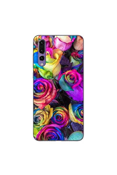 OEM Husa compatibila cu Huawei P20 Pro Silicon Gel Tpu Model Trandafiri Colorati