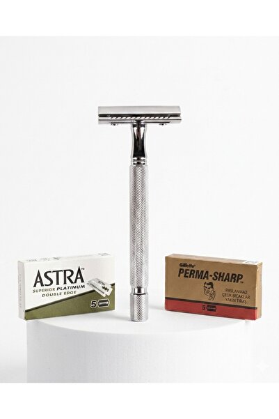 Pearl Shaving SS-04 Gündelik Tıraşa Uygun Klasik Tıraş Makinesi Krom Kaplama ...