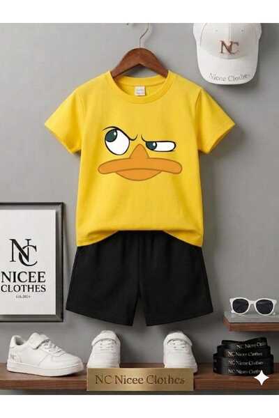NC Nicee Clothes ΚΑΛΟΚΑΙΡΙΝΟ ΠΑΙΔΙΚΟ ΣΕΤ ΜΠΛΟΥΖΑΚΙ-ΣΟΡΤΣ ΟΥΝΙΣΕΞ (ΜΕ ΣΤΑΜΠΑ Π...