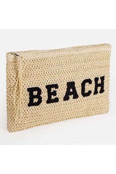 OEM Portfard de Vară Negru, PVC transparent, mesaj Beach, Cu Fermoar, Organiz...