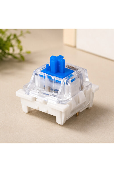 Genel Markalar Mavi Mekanik Klavye Blue Switch Tactile Klik Sesli Yedek Tuş 6...