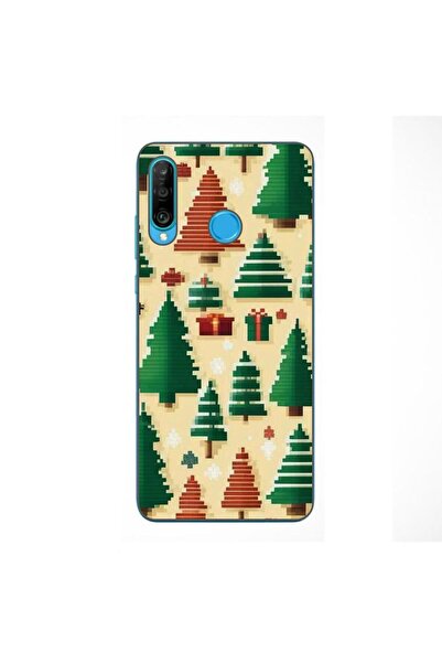OEM Husa compatibila cu Huawei P30 Lite Silicon Gel Tpu Model Pixel Art Chris...