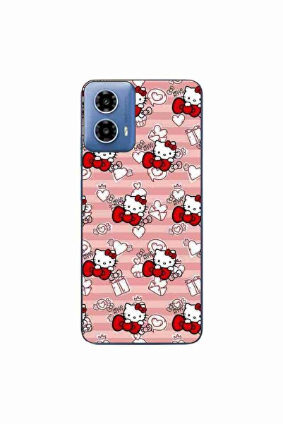 OEM Husa compatibila cu Motorola Moto G34 Silicon Gel Tpu Model Hello Kitty R...