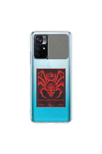 PPKin Poco M4 Pro Compatible Metal 19 Design Transparent Case