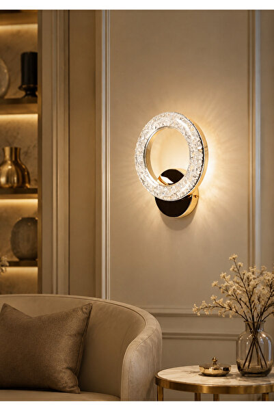 Grecia Modern Wall Lighting Applique Gold Color Light 3 Lights 5W