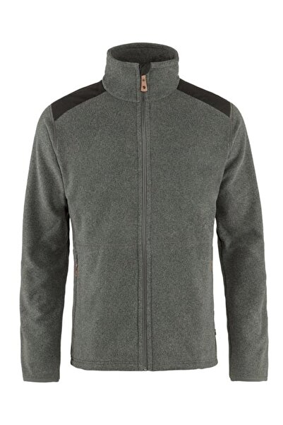 Fjallraven Ανδρική Sten Fleece Ζακέτα Γκρι 81765-030 Dark Grey