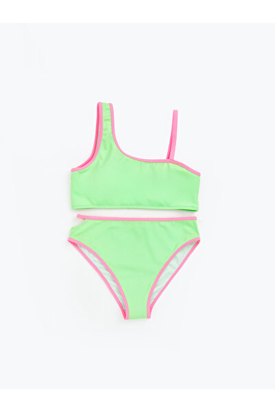 LC Waikiki Set bikini de fete cu decupaj pe un umăr