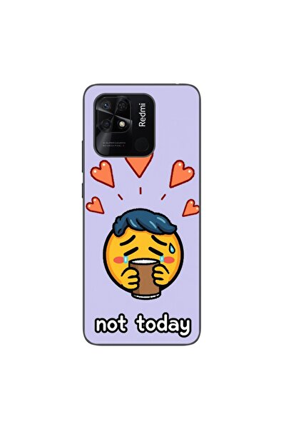 OEM Θήκη συμβατή με Xiaomi Redmi 10C Σιλικόνης Gel TPU Μοντέλο Not Today