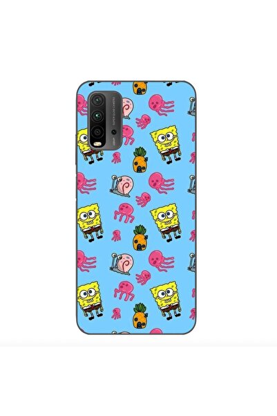 OEM Case compatible with Xiaomi Redmi 9T Silicone Gel Tpu Model Spongebob Pat...