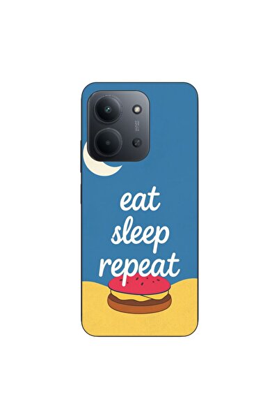 OEM Case compatible with Xiaomi Redmi 15C Silicon Gel Tpu Pattern Eat Sleep R...