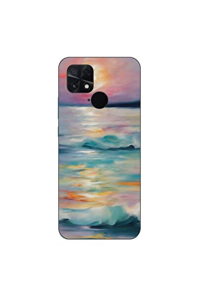 OEM Husa compatibila cu Xiaomi Poco C40 Silicon Gel Tpu Model Watercolor Sea ...