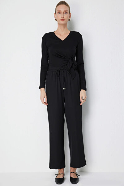 Ekol Side Pocket Wide Leg Pants 4124