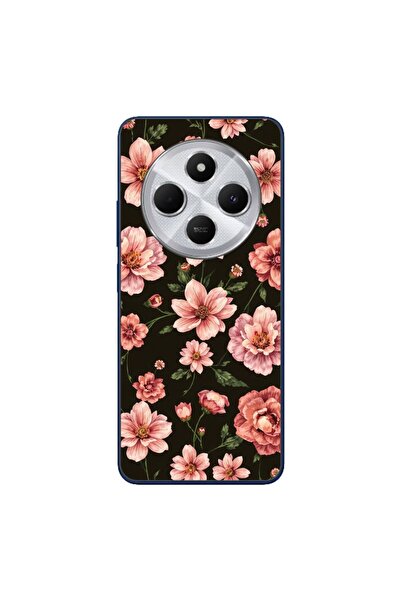 OEM Husa compatibila cu Xiaomi Redmi 14C Silicon Gel Tpu Model Pink Spring Fl...