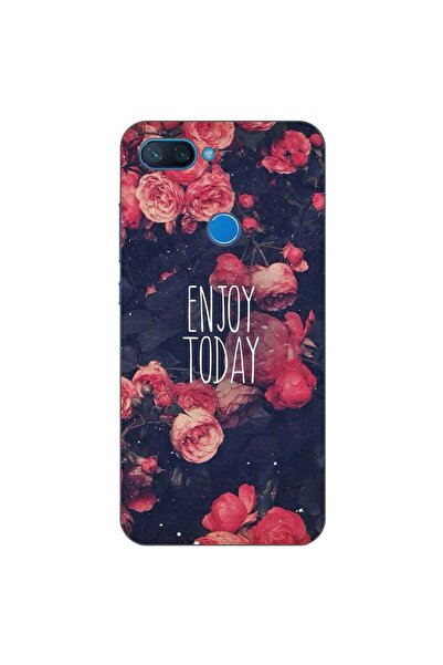 OEM Θήκη συμβατή με Xiaomi Mi 8 Lite Σιλικόνης Gel TPU Μοντέλο Enjoy Today