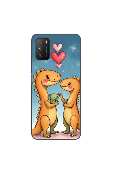 OEM Husa compatibila cu Xiaomi Poco M3 Silicon Gel Tpu Model Dino Cute Family