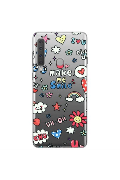 Other Samsung A9 2018 Rainbow flowers Transparent Silicone TPU Θήκη