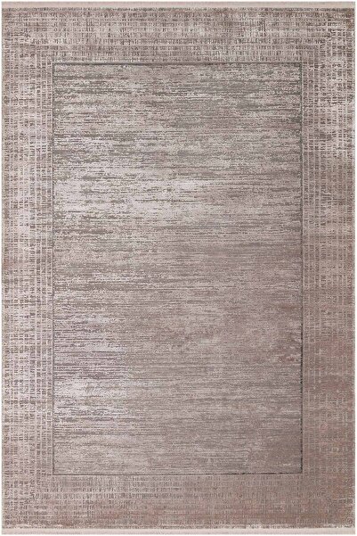 Cool Halı Capella Dyed Gül Kurusu Akrilik Halı Modern Çerçeveli Premium Lüks ...
