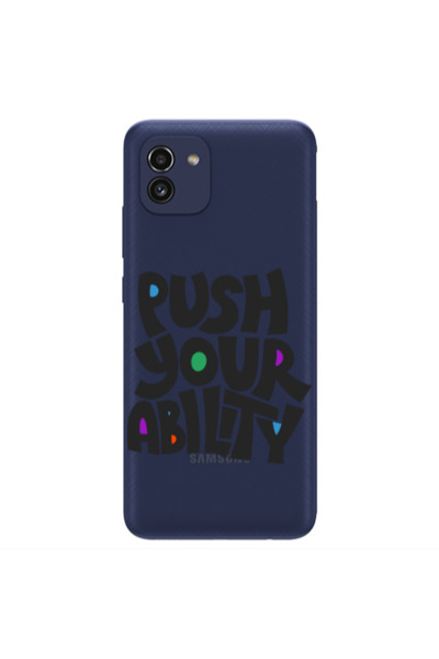 Other Samsung A03 Push Your Ability Transparent Silicone TPU Θήκη