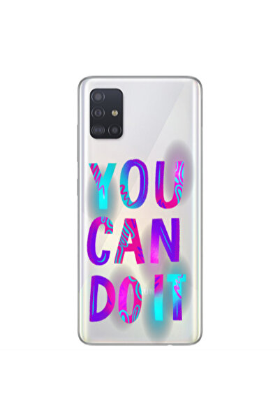 Other Samsung A51 You Can Doit Transparent Silicone TPU Θήκη