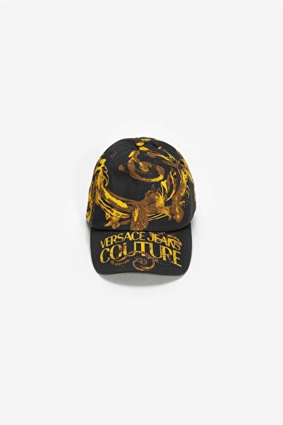 VERSACE JEANS COUTURE 76GAZK17ZG277 CAP WITH PENCES HAT Siyah