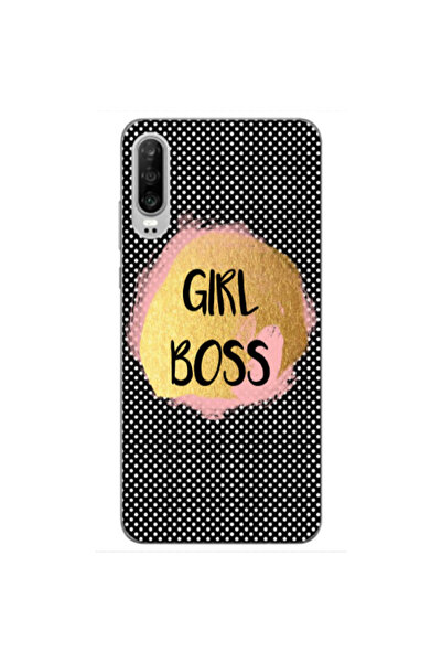 Other Huawei P30 Girl boss make up Transparent Silicone TPU Θήκη