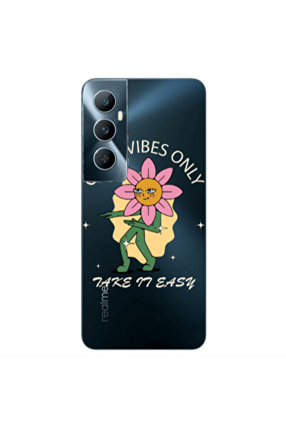 Other Realme C65 Good Vibes Only Transparent Silicone TPU Θήκη