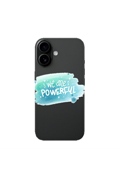 Other Apple Iphone 16 plus We are Powerful Transparent Silicone TPU Θήκη