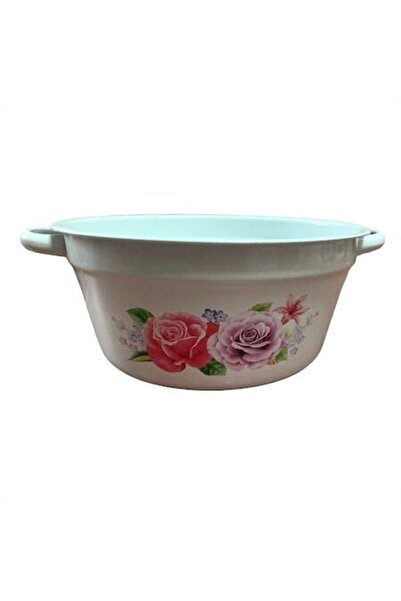 OEM Bol metalic cu capac, 27 cm, Floral