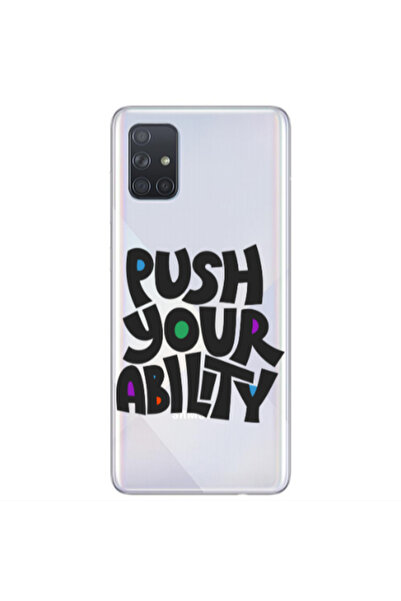 Other Samsung A71 Push Your Ability Transparent Silicone TPU Θήκη