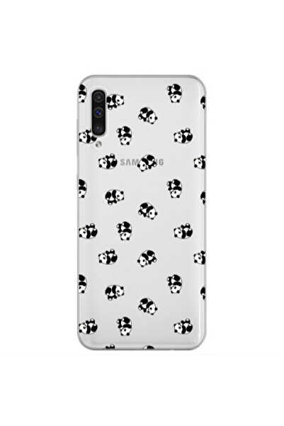 Other Samsung A70 Small Pandas Transparent Silicone TPU Θήκη