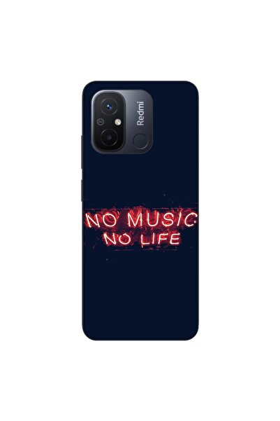 OEM Θήκη συμβατή με Xiaomi Redmi 12C Σιλικόνης Gel TPU Μοντέλο No Music No Life