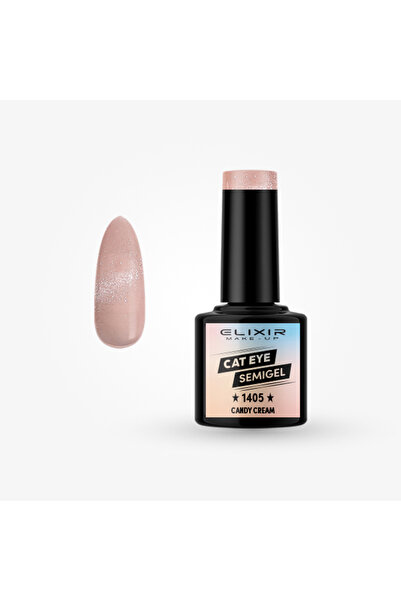 Elixir CAT EYE SEMI GEL (ΗΜΙΜΟΝΙΜΟ BΕΡΝΙΚΙ) - 1405 CANDY CREAM 8ML