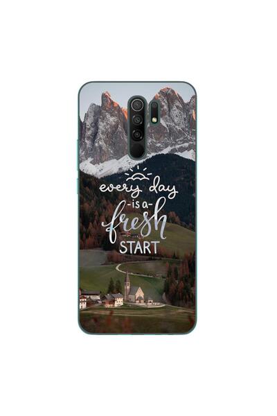 OEM Husa compatibila cu Xiaomi Redmi 9 Silicon Gel Tpu Model Mesaj Fresh Start