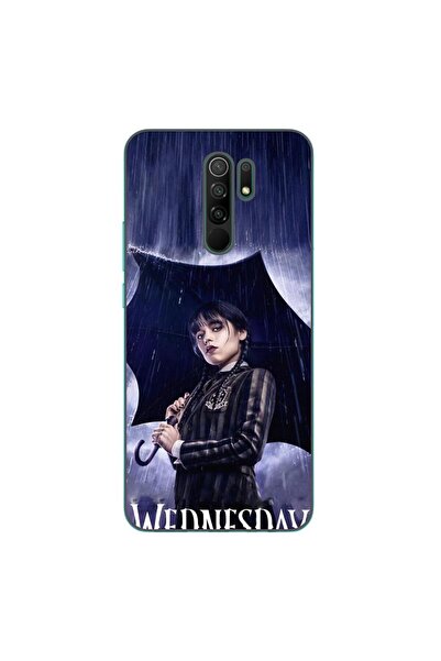 OEM Husa compatibila cu Xiaomi Redmi 9 Silicon Gel Tpu Model Wednesday Umbrella