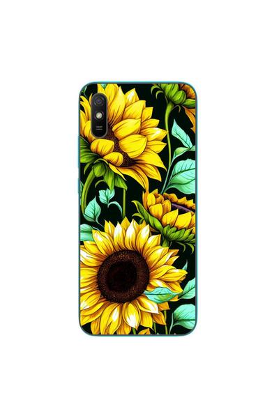 OEM Husa compatibila cu Xiaomi Redmi 9A Silicon Gel Tpu Model Floarea Soarelu...