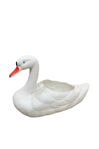 OEM Small Swan Plastic Pot, 37x24x20 cm